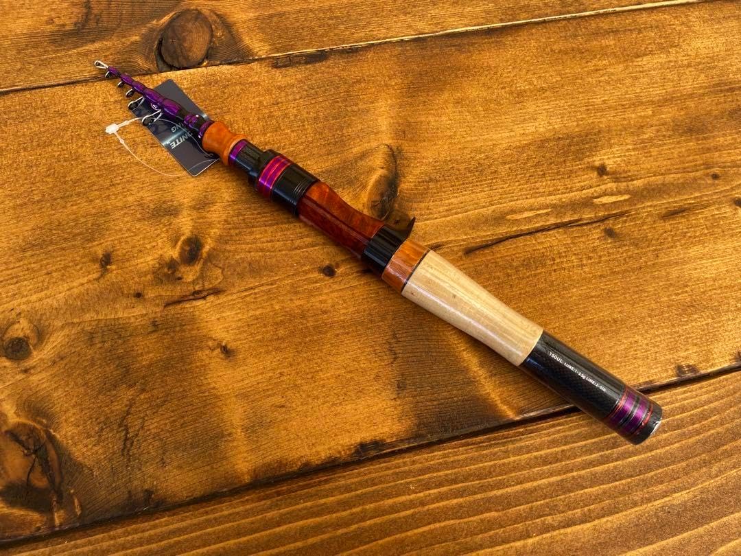 トラウトロッド テレスコロッド ウッドグリップ コンパクトロッド